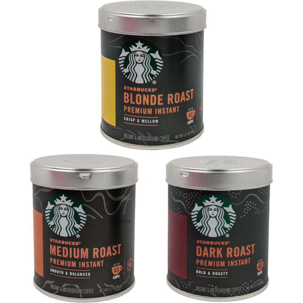 スタバのコーヒーが手軽に飲める！Starbucks スターバックス プレミアム インスタントコーヒー 40杯 選べる3個セット 