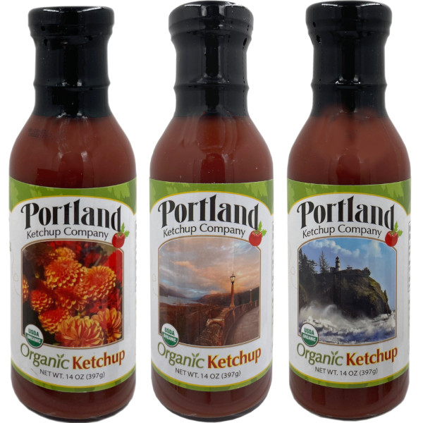 ポートランド産のオールオーガニック！Portlandia Foods ポートランドケチャップ 3本セット