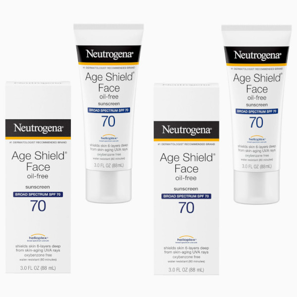 ＜２個＞顔用 Neutrogena ニュートロジーナ エイジシールド サンスクリーン 日焼け止め  [SPF70+] 88mL