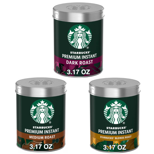 スタバのコーヒーが手軽に飲める！Starbucks スターバックス プレミアム インスタントコーヒー 40杯 選べる3個セット 