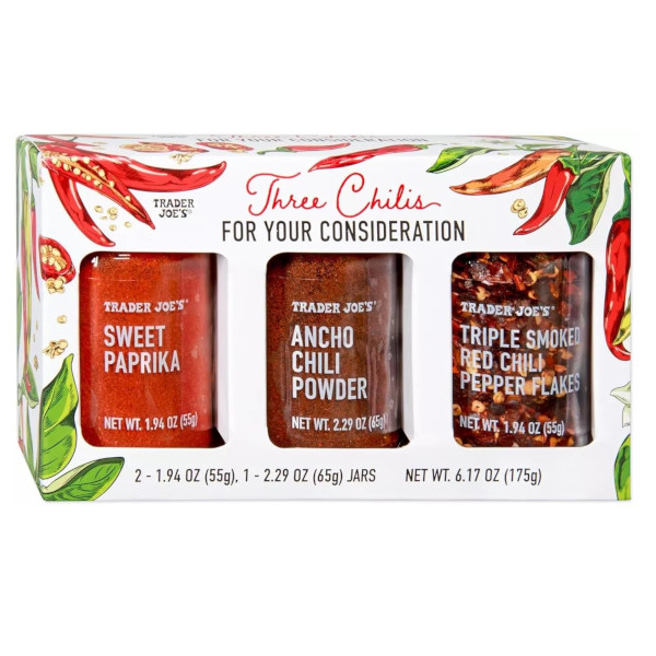 スパイス好きのために厳選された3種類！Trader Joe's トレーダー ジョーズ  スリー チリズ