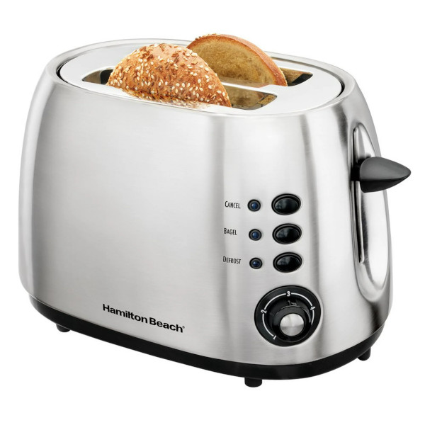 Hamilton Beach ハミルトンビーチ ス ブラッシュメタル トースター 