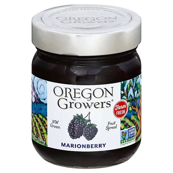 オレゴン生まれ、オレゴン育ち！Oregon Growers マリオンベリーフルーツスプレッド 340g