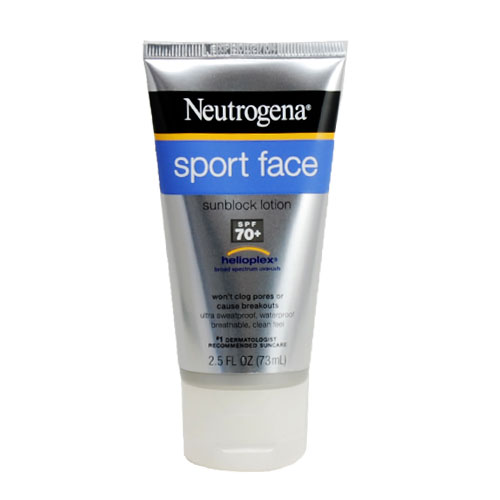 スポーツする人におススメ！Neutrogena ニュートロジーナ スポーツ フェイス 日焼け止め　SPF７０＋