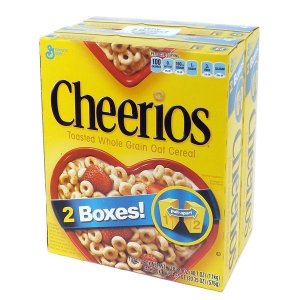画像: Cheerios チェリオ　オーツ麦シリアル　ツインパック  1.1kg