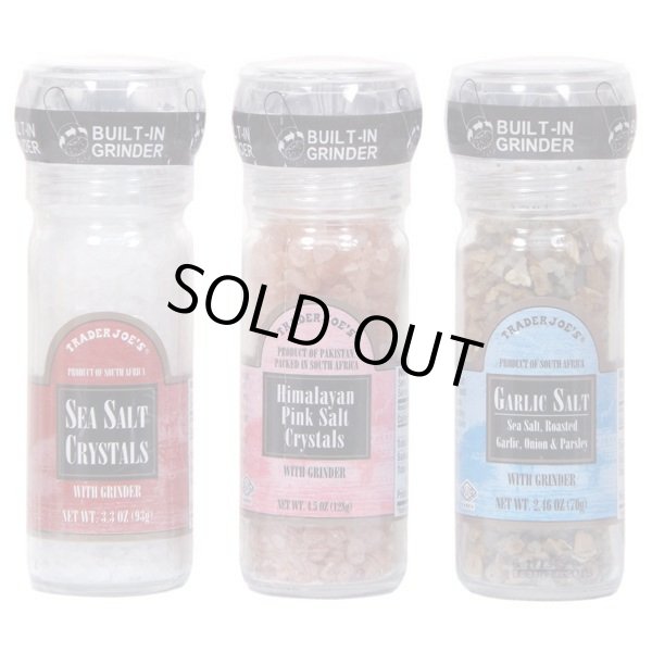 画像1:  ユニークな塩の3種類セット！Trader Joe's トレーダー・ジョーズ ソルト 選べる3個
