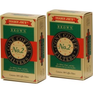 画像: Trader Joe's トレーダージョーズ ブラウン コーン コーヒー フィルター 2箱