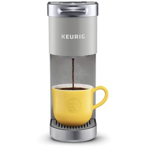 画像: Keurig K-Mini Plus (プラス) シングルサービング Kカップ コーヒーメーカー (グレー）