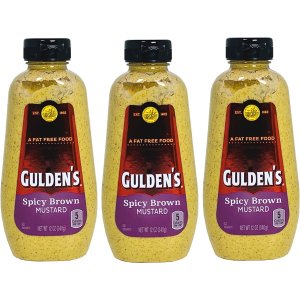 画像: サンドイッチやステーキに！Gulden's スパイシーブラウンマスタード 3個