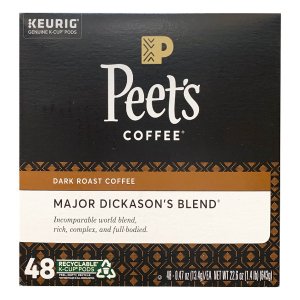 画像: Peet's Coffee  ピーツコーヒー K-Cup  メジャーディッカーソン 48個
