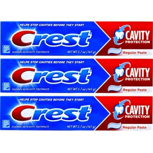 画像: フッ素配合で虫歯予防！Crest クレスト  キャベティ プロテクション 歯磨き粉 3本セット