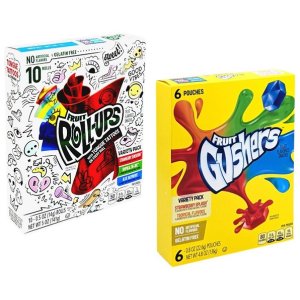 画像: 見た目と味で楽しめる！General Mills フルーツ ロールアップ & ガッシャーズ スナックセット