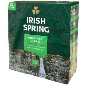 画像: この爽やかな香りが人気！Irish Spring アイリッシュスプリング （オリジナルクリーン） 固形石鹸 12個