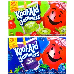 画像: 55%から75％砂糖をカット！Kool-Aid クールエイド ジャマーズ 10パウチ×2パック 5種類から選べる2個