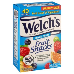 画像: 天然果汁とビタミンたっぷりのグミキャンディ！ Welch's ウェルチフルーツスナック（ミックスフルーツ）40袋入