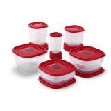 画像: いろんなサイズがそろって使いやすい！Rubbermaid ラバーメイド 食品保存容器 20個セット (合計40ピース）