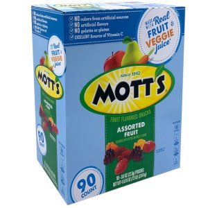 画像: 本物のフルーツ、野菜ジュースから作ったフルーツグミー アメリカキッズが大好きな！ Mott's フルーツスナック アソーデッド 2.04kg