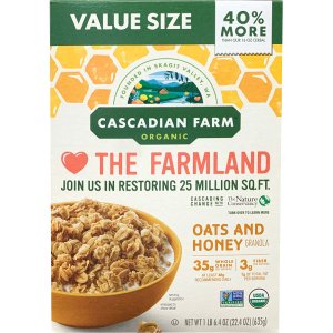 画像: 体に優しいオーガニック素材のグラノーラ！Cascadian Farm カスカディアンファーム オーガニック グラノーラ 3種類から選べる2個