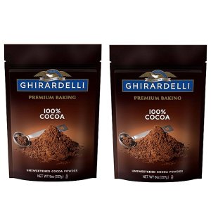 画像: 100％ココアだけで作られた無糖のパウダー！Ghirardelli ギラデリー プレミアム ベーキング 100％ ココアパウダー  2個