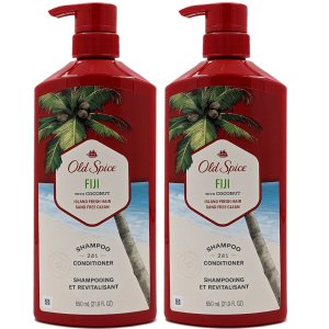 画像: フィージーの風 Old Spice 2 in 1 (FIJI) オールドスパイス FIJI Shampoo & Conditioner 650mL x ２本