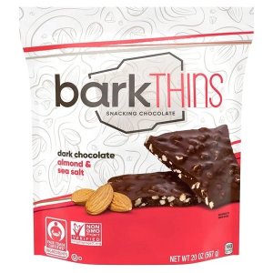 画像: シンプルな材料で作られたチョコスナック！ barkTHINS バークシンズ ダークチョコレート アーモンド＆シーソルト 567g