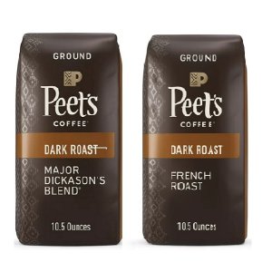 画像: 人気の深煎りが楽しめる2種類！Peet's ピーツコーヒー フレンチロースト/メジャー・ディカソンズ ブレンド 選べる2個