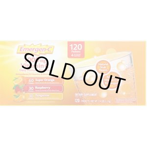 画像: 30個増量！疲れた時に早めのビタミンC！エマージェン-C ビタミンサプリドリンク (３フレーバー) 120個　USA Alacer社  