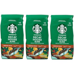 画像: スターバックス Starbucks の デカフェ DECAF HOUSE BLEND ハウスブレンド 3パック