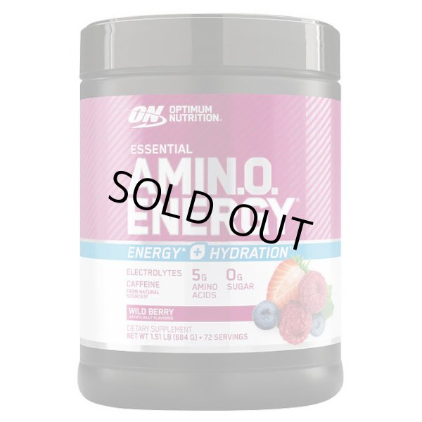 画像1: ワークアウトのためのアミノ酸パウダー！Optimum Nutrition オプティマム ニュートリション アミノ エナジー +エレクトロライト ワイルドベリー 684ｇ