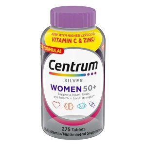 画像: 一日に必要なビタミンが1錠で摂れる！Centrum セントラム シルバー 50+ (女性用) マルチビタミン/ミネラル 275錠