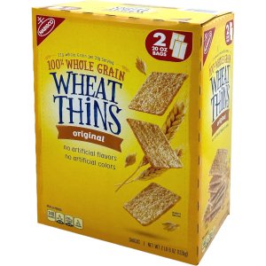 画像: 100％ 全粒穀物で作られたスナック！Nabisco ナビスコ WHEAT THINS オリジナル 1.13kg