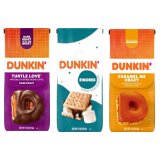 画像:  Dunkin ダンキンドーナツ コーヒー 3個セット（タートルラブ、スモア、キャラメル ミー クレージー）