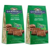 画像: ギラデリチョコレート Ghirardelli スクエアーズ ミルクチョコレート ミント クッキー  2個
