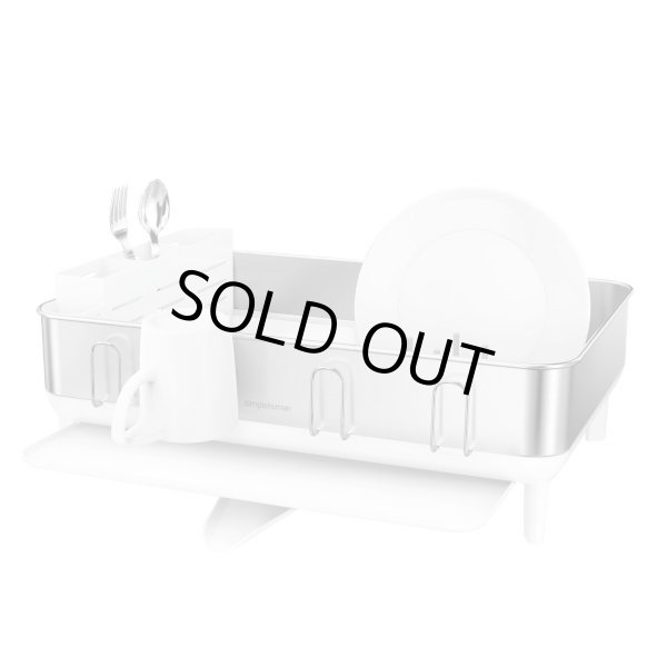 画像1: smplehuman シンプルヒューマン ステンレススチール ディッシュラック 海外限定品