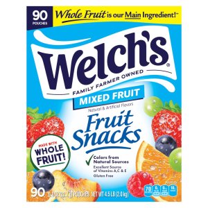 画像: お出かけにも便利な小袋入り！Welch's ウェルチズ フルーツスナック　ミックスフルーツ ９０袋入り