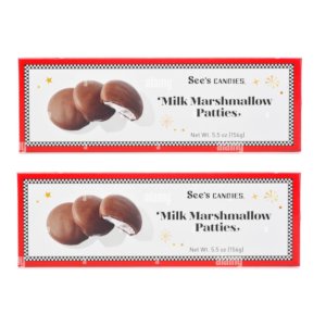 画像: 季節限定で登場!See's Candy シーズキャンディ ミルク マシュマロ パティ 156g 2箱