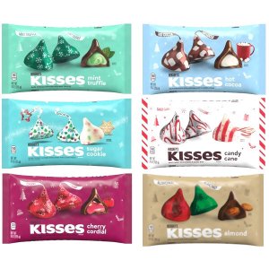 画像: ホリデー限定のお楽しみ！Hershy's ハーシーズ キス クリスマス チョコレート ６種類（A）