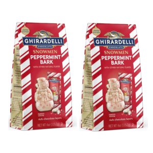 画像: かわいいスノーマンのチョコレート!Ghirardelli ギラデリー ホリデーデザイン(スノーマン)2個