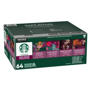 画像: ダーク系の4種類が楽しめる!Starbucks スターバックス ダークローストバラエティ K-Cup 64個