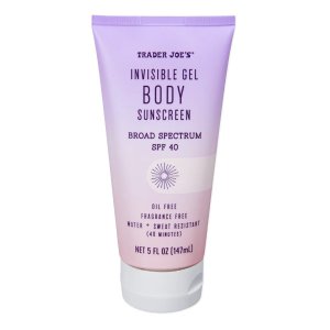 画像: Trader Joe's トレーダージョーズ インビジブル ボディ ジェル 日焼け止め SPF-40