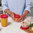 画像4: 回して開けるから開けやすい！Rubbermaid ラバーメイド  テイクアロング 食品保存容器 ６個セット (合計12ピース）