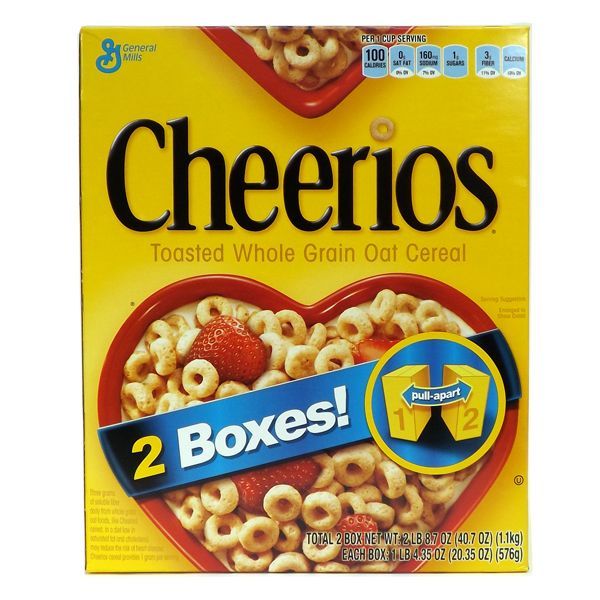 画像2: Cheerios チェリオ　オーツ麦シリアル　ツインパック  1.1kg