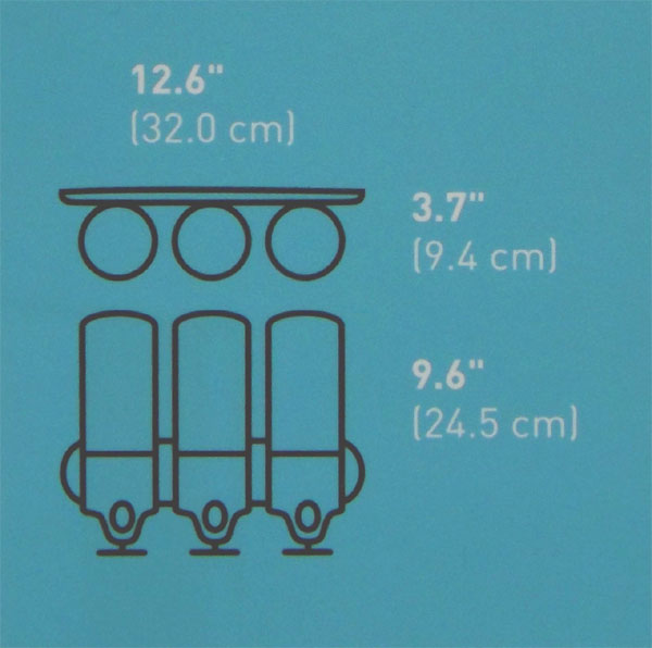画像3: お風呂がすっきり片付く！Simplehuman シンプルヒューマン ウォールマウント トリプルディスペンサー