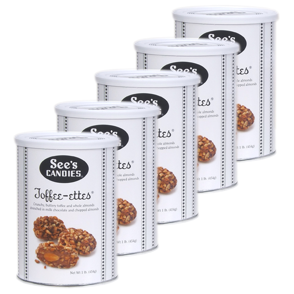 画像1: 特別なギフトに！See's シーズ　トフィーエッツ 5個セット