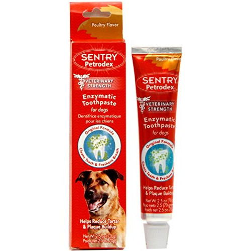 画像1:  アメリカ製＜チキン味 １本＞ 犬用歯磨き粉 オールナチュラル セントリーペトロデックス