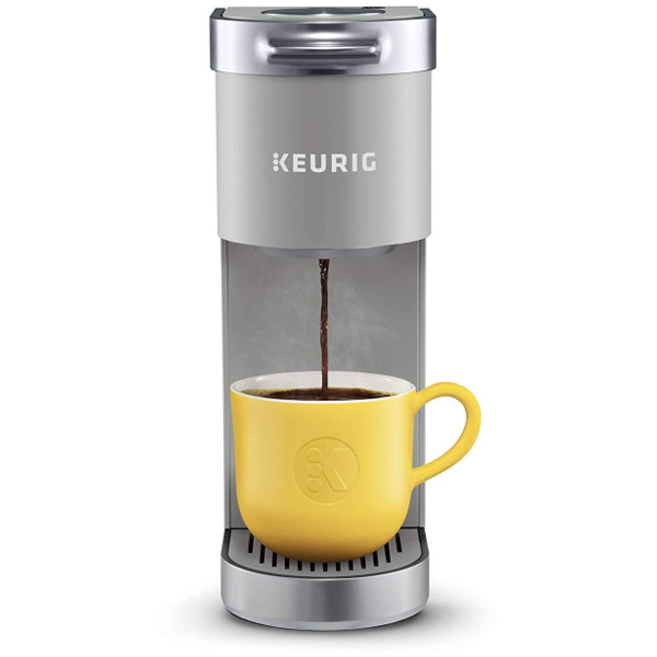 画像1: Keurig K-Mini Plus (プラス) シングルサービング Kカップ コーヒーメーカー (グレー）