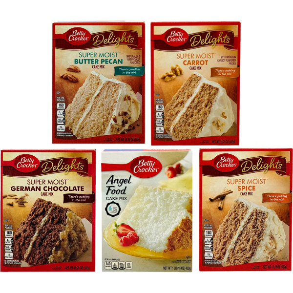 画像1: Betty Crocker ベティクロッカー スーパーモイスト ケーキミックス 5個（B）