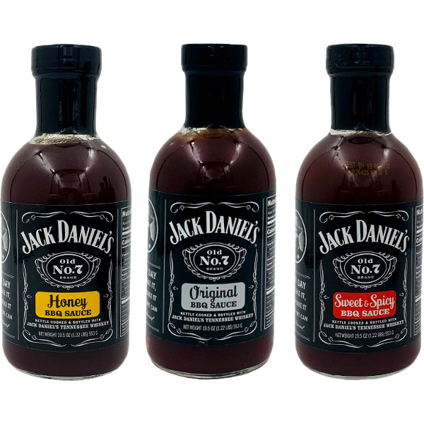 画像1: Jack Daniel's ジャックダニエル オールド N0.7 バーベキューソース （オリジナル、ハニー、スイート＆スパイシー）選べる3個