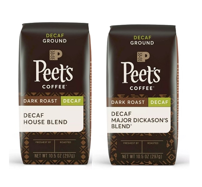 画像1: Peet's ピーツコーヒー デカフェ 選べる2種類 カフェインフリーコーヒー