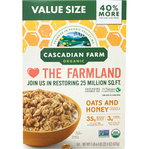 画像1: 体に優しいオーガニック素材のグラノーラ！Cascadian Farm カスカディアンファーム オーガニック グラノーラ 3種類から選べる2個